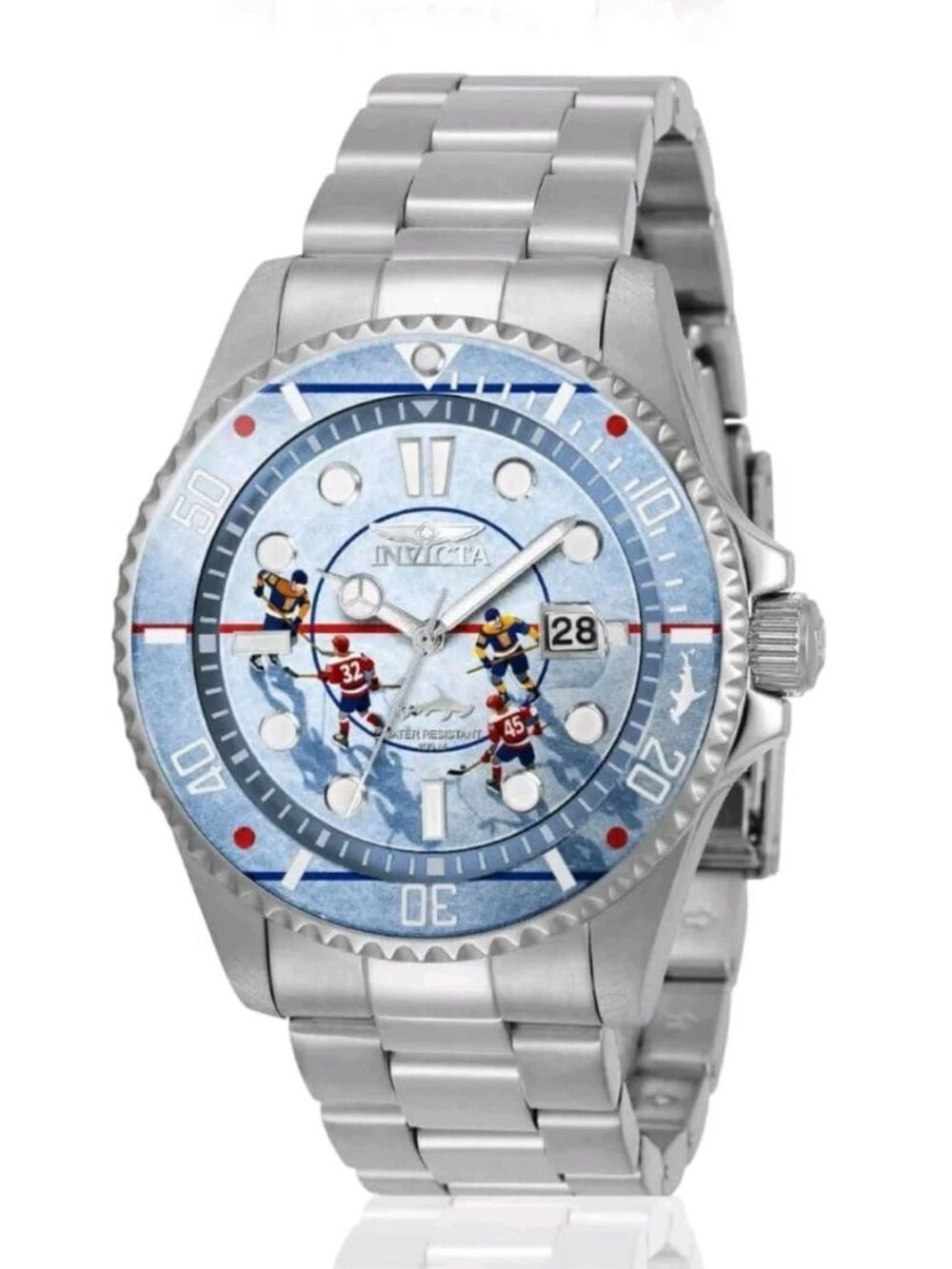 Invicta 51058 Pro Diver 43mm Visions From Above (Hockey)